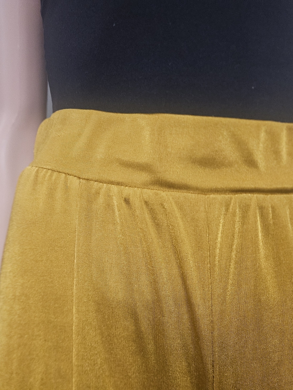 Anthropologie Maeve Shiloh Knit Wide Leg Pants Chartreuse XS NWT Flowy - Picture 16 of 16